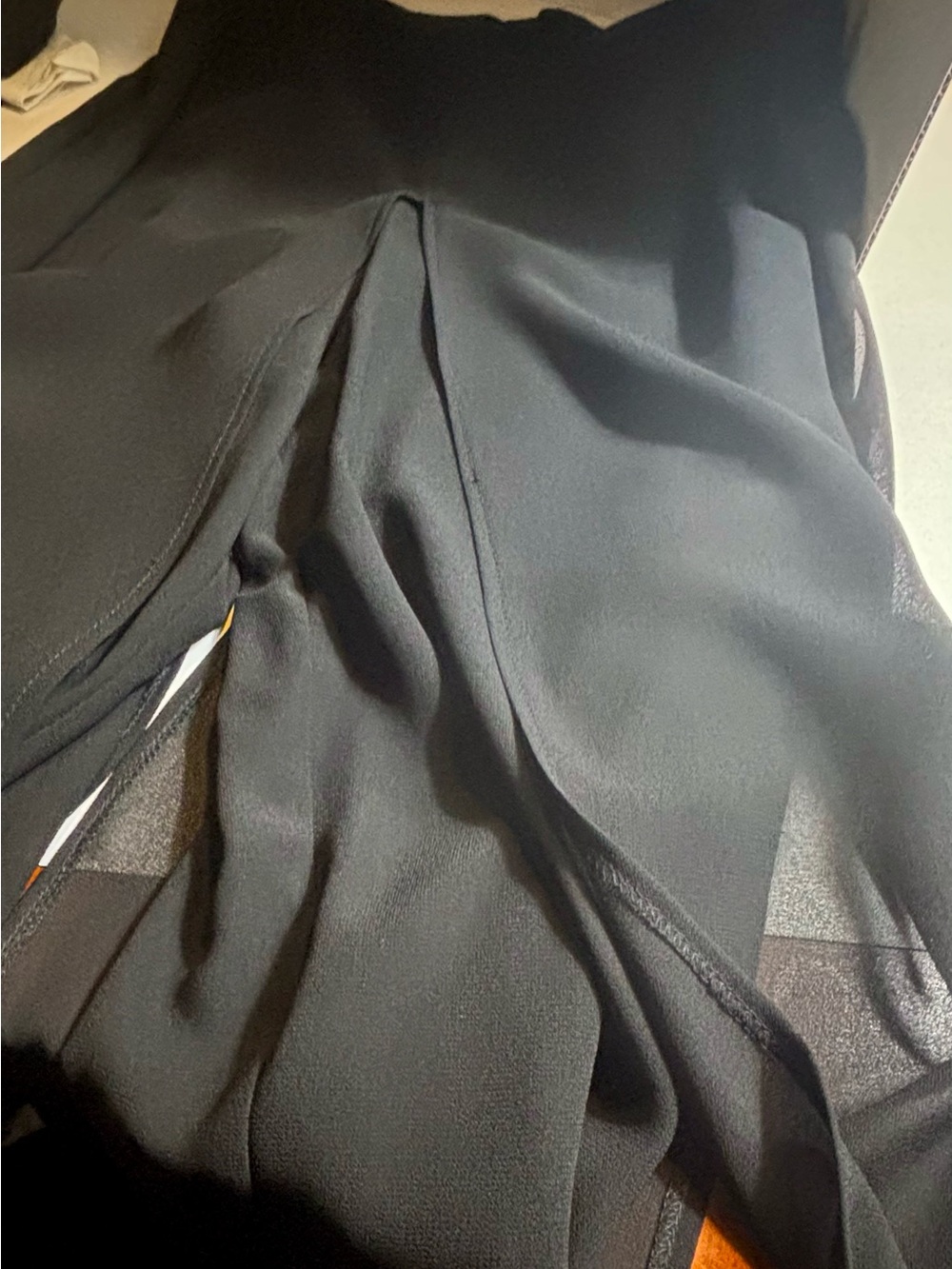 Vintage Sophisticate Wide-Leg Flowy Pants made in Canada - Picture 3 of 5